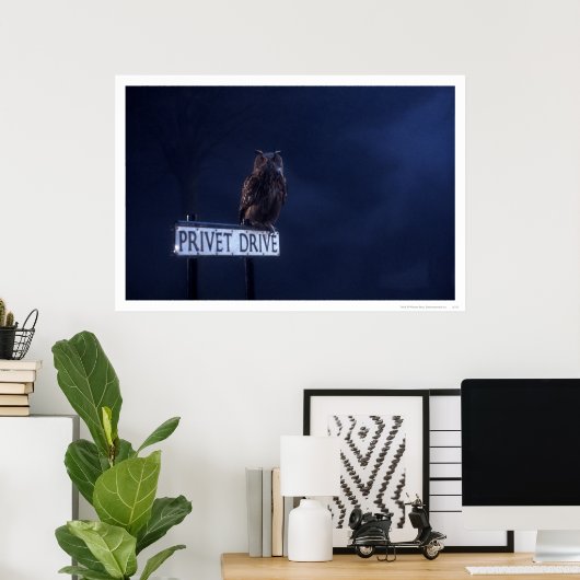 Privet-station Poster (Thuiskantoor)