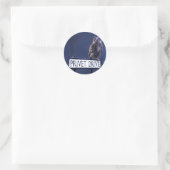 Privetlaan Ronde Sticker (Tas)