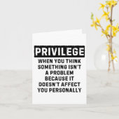 Privilege verklaarde Black Lives Probleem Black Hi Kaart (Gele Bloem)