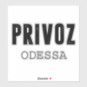 Privoz markt Odesa Sticker (Vel)