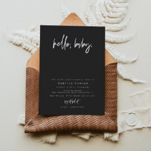 PRIYA Zwart Hedendaags Moderne Minimalistische Bab Kaart