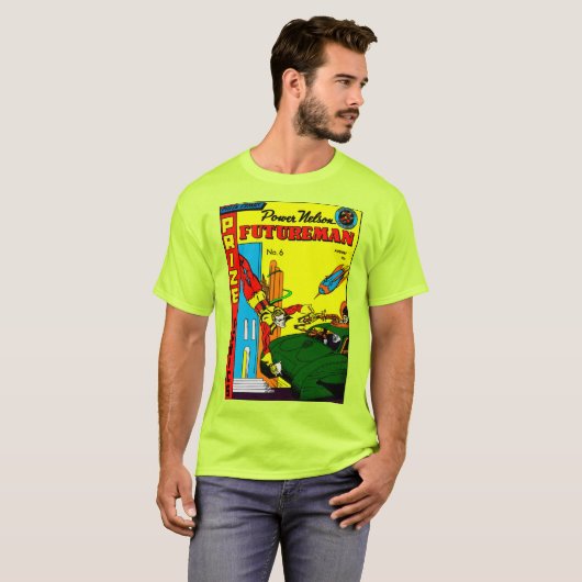 PRIZE Comics: FUTUREMAN T-Shirt (Voorkant volledig)