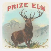 Prize Elk Vierkante Sticker (Voorkant)