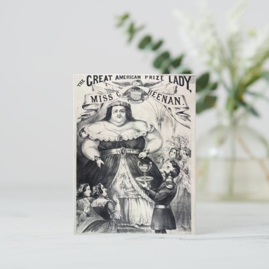 Prize Fat Lady Briefkaart (Staand voorkant)