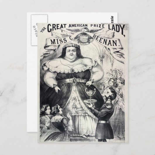 Prize Fat Lady Briefkaart (Voorkant / Achterkant)