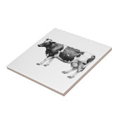 Prizewinning Koe zuivelfabriek Tegeltje (Zijkant)