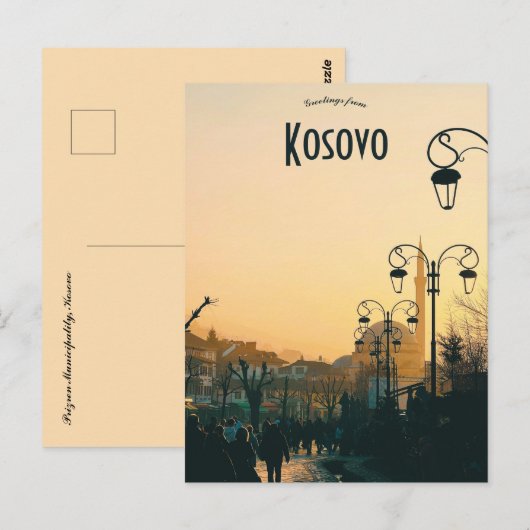 Prizren Gemeente Kosovo Briefkaart (Voorkant / Achterkant)