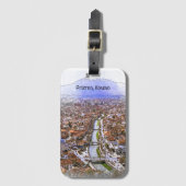Prizren Kosovo City Uitzicht Bagagelabel (Voorkant (verticaal))