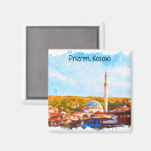 Prizren Kosovo sinan pasha moskee Magneet (Voorkant / Achterkant)
