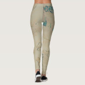 Prizzy Print - Unieke woestijnbruin Leggings (Achterkant)