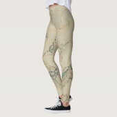 Prizzy Print - Unieke woestijnbruin Leggings (Links)
