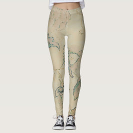 Prizzy Print - Unieke woestijnbruin Leggings