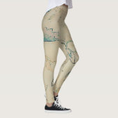 Prizzy Print - Unieke woestijnbruin Leggings (Rechts)