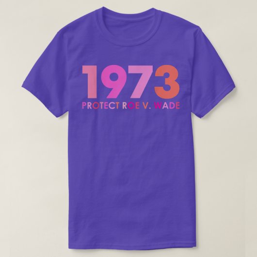 Pro 1973 1973 Womens Rights Feminis T-shirt (Design voorkant)