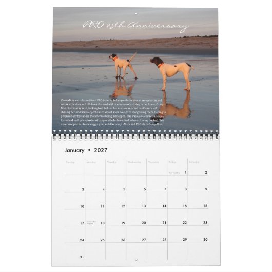PRO 2025 25e Jubileum Kalender (Jan 2027)