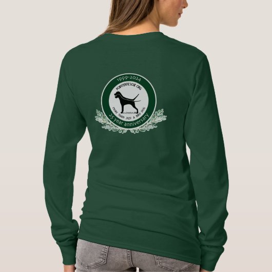 PRO 25e Jubileum Vrouwen T-shirt met lange mouwen (Achterkant)