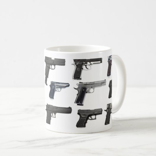 Pro 2A Pistolen Mok (Voorkant rechts)