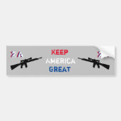 Pro 2de wijziging: houd Amerika geweldig 2A Bumpersticker (Voorkant)