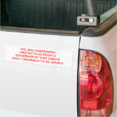 PRO 2E AMENDEMENT BUMPERSTICKER (Op Truck)