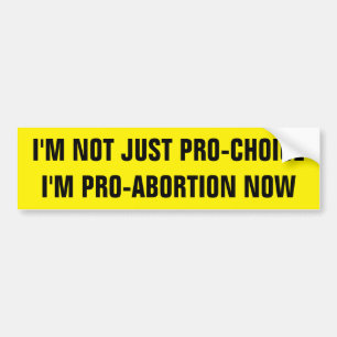 PRO-ABORTIE BUMPERSTICKER