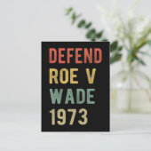 Pro Abortion - Defend Roe v Wade I Briefkaart (Staand voorkant)