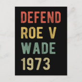 Pro Abortion - Defend Roe v Wade I Briefkaart (Voorkant)
