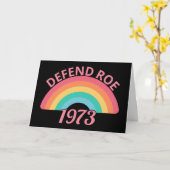 Pro Abortion - Defend Roe v Wade II Kaart (Gele Bloem)