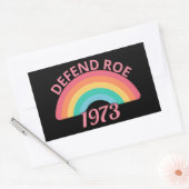 Pro Abortion - Defend Roe v Wade II Rechthoekige Sticker (Envelop)