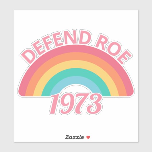 Pro Abortion - Defend Roe v Wade II Sticker (Vel)