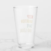 Pro Abortus - Bewaar abortus veilig en legaal i Glas (Achterkant)