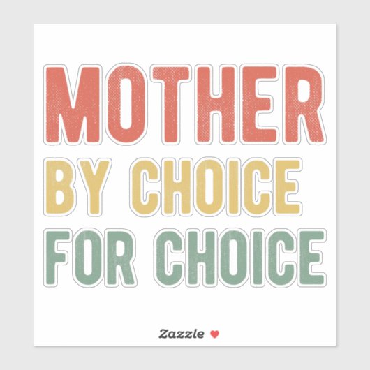 Pro Abortus - Moeder op keuze I Sticker (Vel)