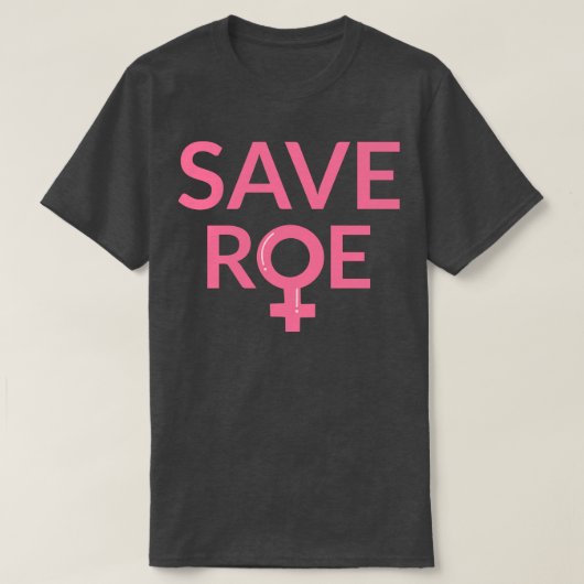 Pro Abortus Red Roe v Wade III T-shirt (Design voorkant)