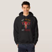 Pro Abortus Uterus Gender Equality F Hoodie (Voorkant volledig)