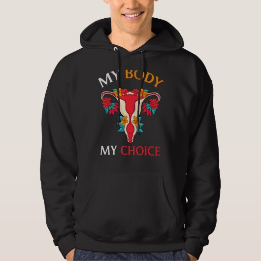 Pro Abortus Uterus Gender Equality F Hoodie (Voorkant)