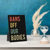 Pro Abortus - Verbod van onze lichamen I Fotoplaat (Zijkant)