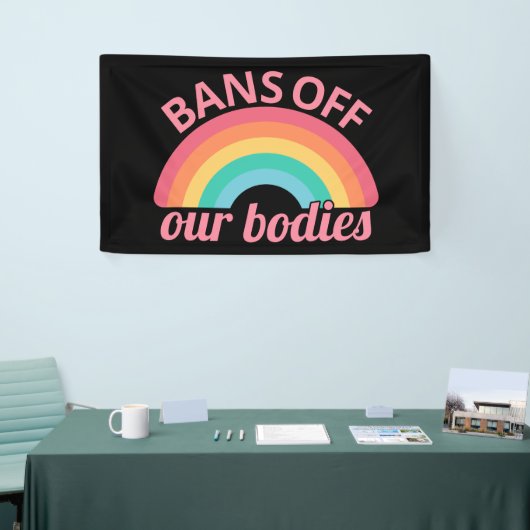 Pro Abortus - verbod voor onze organen II Spandoek (Beurs)