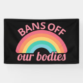 Pro Abortus - verbod voor onze organen II Spandoek (Horizontaal)
