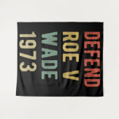 Pro Abortus - Verdedig Roe v Wade I Wandkleed (Voorkant (horizontaal))