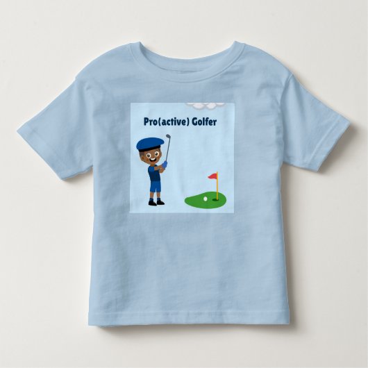 Pro(actief) golf T-shirt voor jongens  (Voorkant)