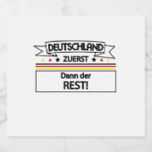 Pro AFD Deutschland | Spruch Alternative T-Shirt Bier Etiket (Enkel label)