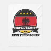 Pro AFD Deutschland | Spruch Alternative T-Shirt Fleece Deken (Voorkant)