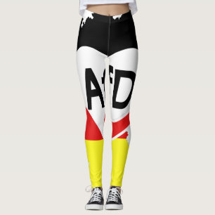 Pro AFD Deutschland Spruch Alternative T-Shirt Leggings