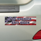 Pro America Anti-Biden Bumpersticker (Op auto)