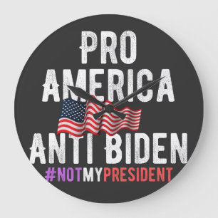 PRO AMERICA ANTI BIDEN GROTE KLOK
