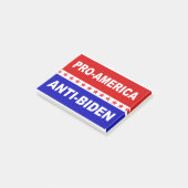 Pro America Anti-Biden Post-it® Notes (Schuin)