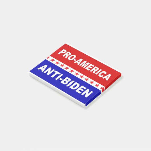 Pro America Anti-Biden Post-it® Notes (Schuin)