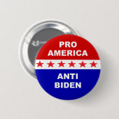Pro America Anti-Biden Ronde Button 5,7 Cm (Voorkant /achterkant)