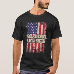 Pro America Anti Biden Vlag USA Impeach Joe Biden T-shirt