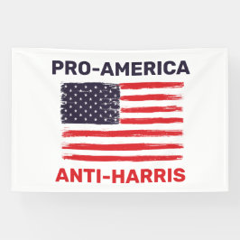 Pro America Anti Harris Gepersonaliseerd Spandoek