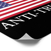 Pro-america Anti-trump - American Usa Flag Resist  Poster (Hoek)